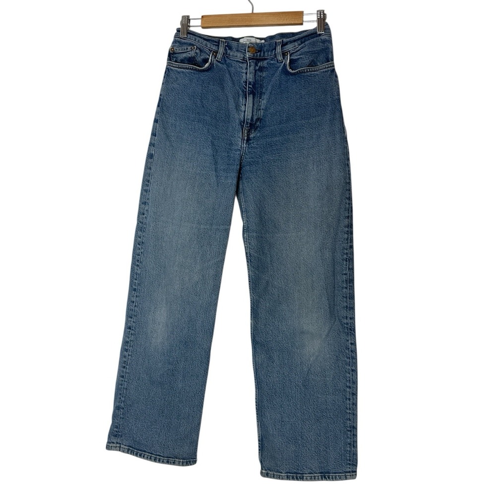 & Other Stories Denim Wide Leg Jeans Women's Size 31 Blue Stretch High Rise